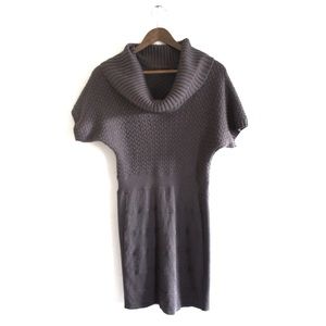 The Limited Cowl Neck Textured Sweater Dress Small